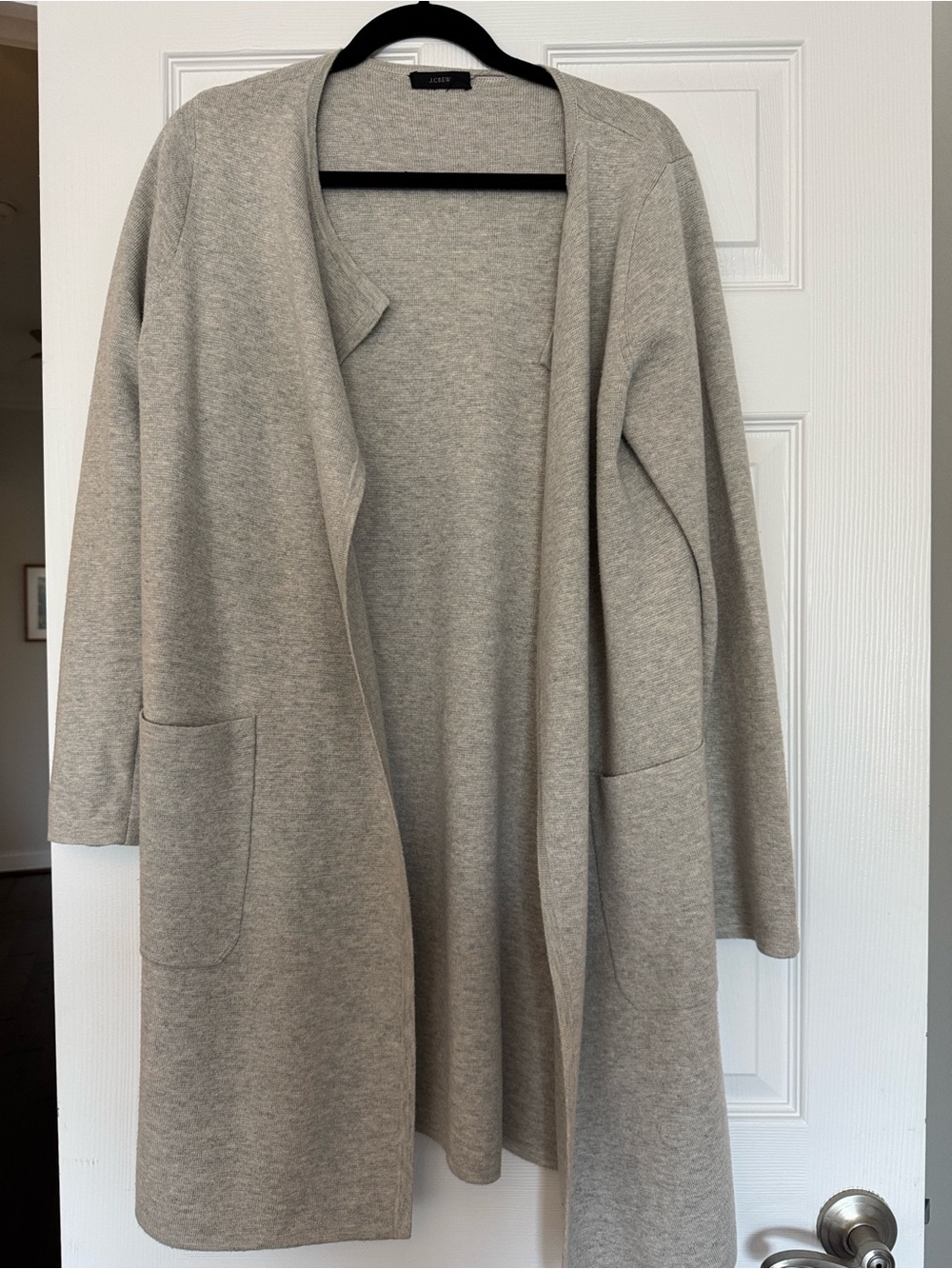 J. Crew juliette collarless sweater blazer